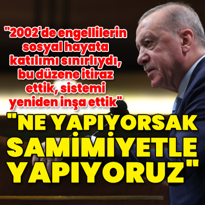 Cumhurbaşkanı Erdoğan'dan açıklamalar