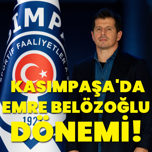 Kasımpaşa'da Emre Belözoğlu dönemi!