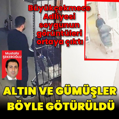 Adliye soygunu görüntüleri ortaya çıktı