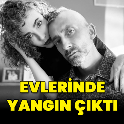 Evlerinde yangın çıktı