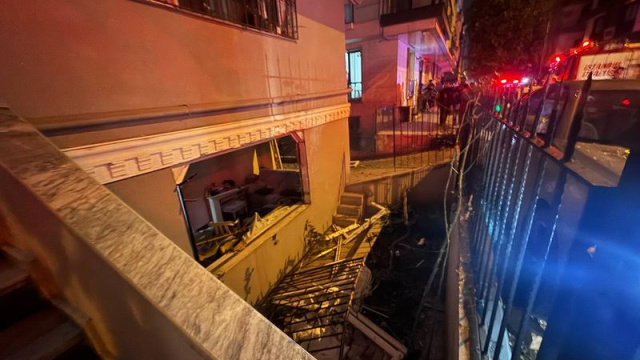 Güngören’de apartman dairesinde patlama: 2 yaralı