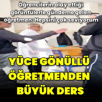 Öğretmenden büyük ders