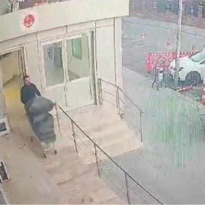 Adliye soygunu görüntüleri ortaya çıktı