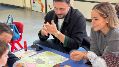 Eski eşler bir araya geldi