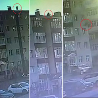 Tamir ettiği bacayı kontrol ediyordu... Tutunacak yer bulamadı!