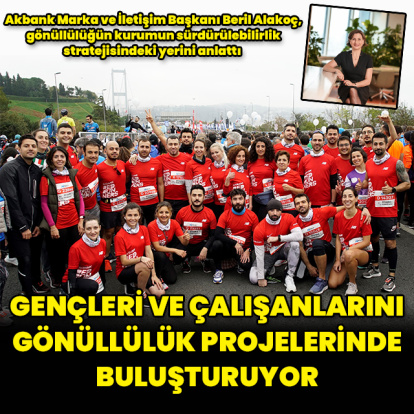 Gençleri ve çalışanlarını gönüllülük projelerinde buluşturuyor
