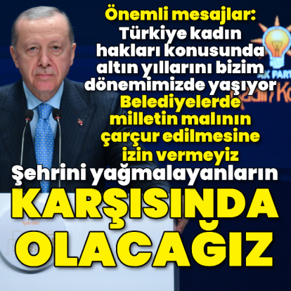 Cumhurbaşkanı Erdoğan'dan açıklamalar