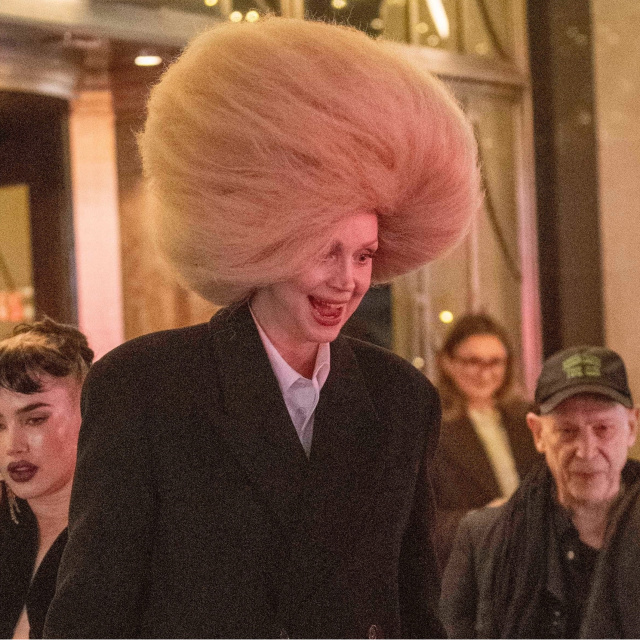 Böyle bir peruk görülmedi