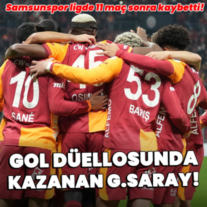 Gol düellosunda kazanan G.Saray!