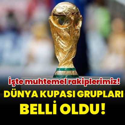 2026 Dünya Kupası grupları belli oldu!