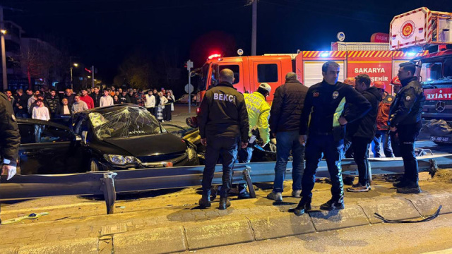 Sakarya'da kaza: 1 ölü, 2 yaralı