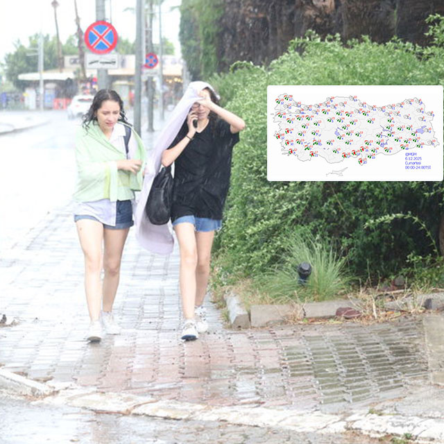 Meteoroloji'den kritik açıklama! 7 bölgede yağış var!