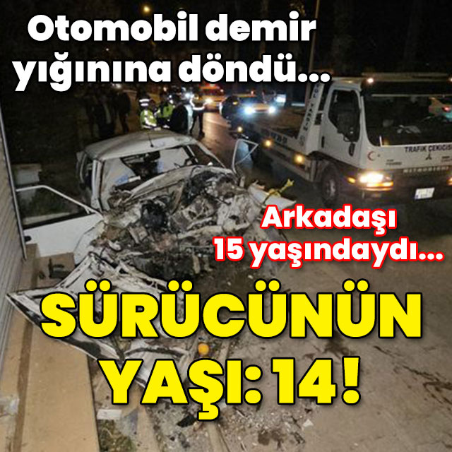 14 yaşında çocuk ölüme sürdü!