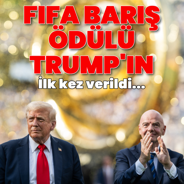 Trump'a ‘FIFA Barış Ödülü’ verildi