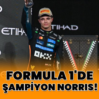 Formula 1'de şampiyon Lando Norris!