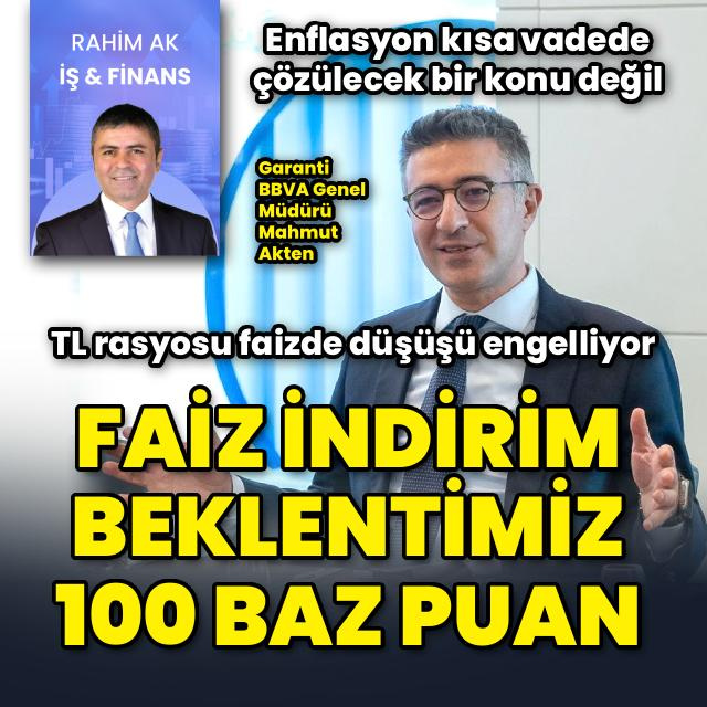 TL rasyosu mevduat faizine engel