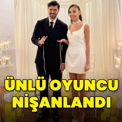 Ünlü oyuncu nişanlandı