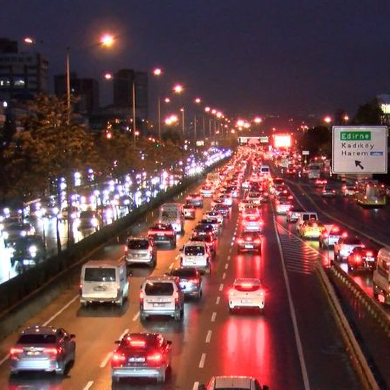 İstanbul'da trafik kabusu