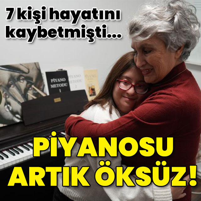 7 kişinin öldüğü kazada piyano da öksüz kaldı!