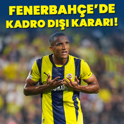 Fenerbahçe'de kadro dışı kararı!