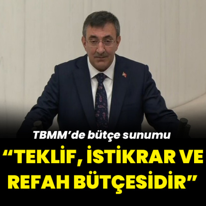 "Teklif istikrar ve refah bütçesidir"