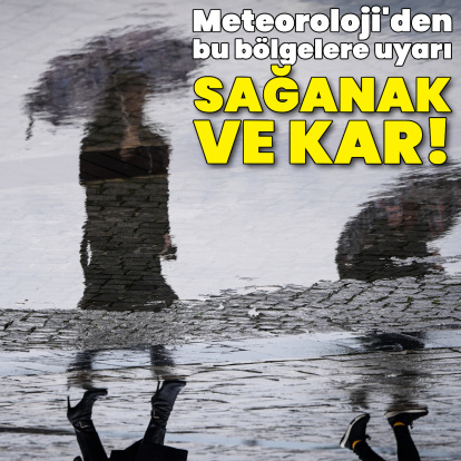Sağanak yağmur ve kar yağışı uyarısı! Bu bölgeler dikkat