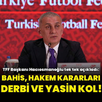 Hacıosmanoğlu'ndan flaş açıklamalar!