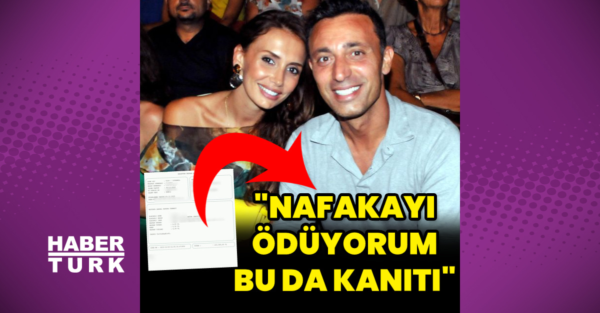 Mustafa Sandal'dan eski eşine nafaka dekontlu yanıt - Magazin haberleri