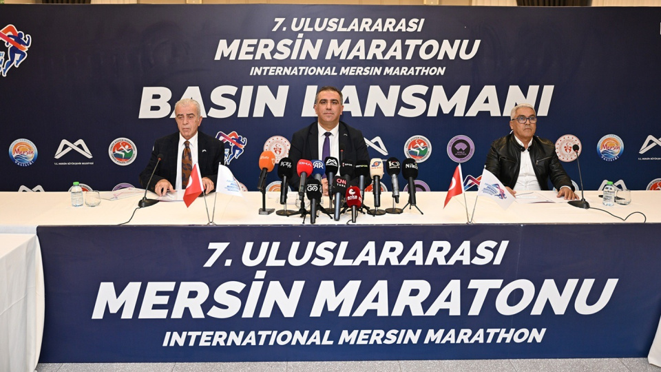 7. Uluslararası Mersin Maratonu'nun basın lansmanı yapıldı