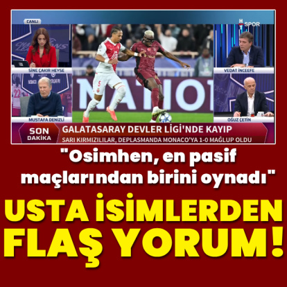 Usta isimlerden Galatasaray maçı için flaş yorum!