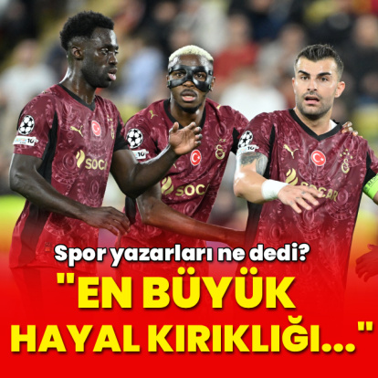 "En büyük hayal kırılığı..."