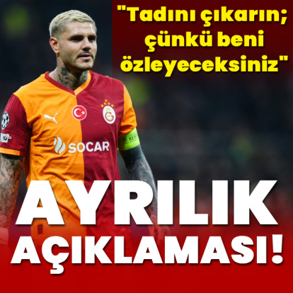 Icardi'den açıklama: Beni özleyeceksiniz