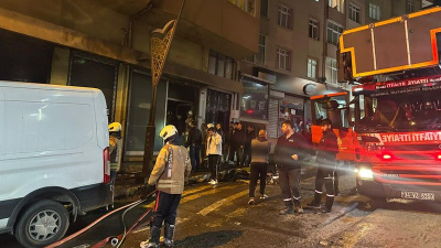 Tekstil atölyesinde yangın çıktı