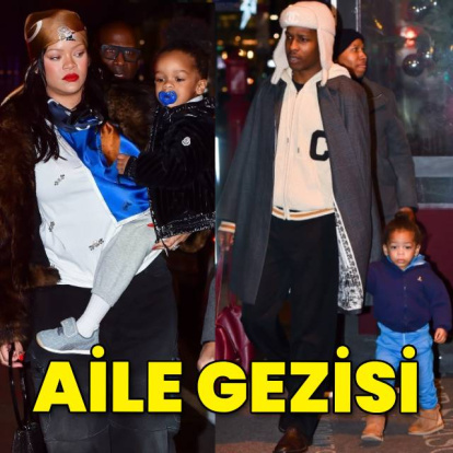 Çocuklarıyla gece gezmesinde