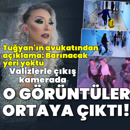 Tuğyan'ın valizlerle görüntüsü ortaya çıktı