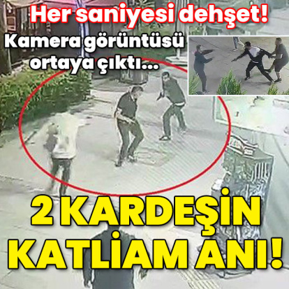 Her saniyesi dehşet! 2 kardeşi böyle katlettiler!