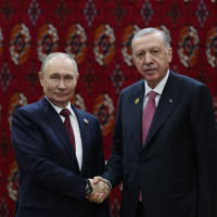 Cumhurbaşkanı Erdoğan, Putin'le buluştu