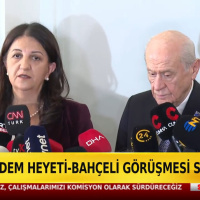 DEM Parti heyetinden Bahçeli'ye ziyaret