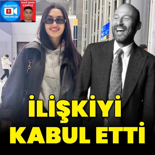 İlişkiyi kabul etti