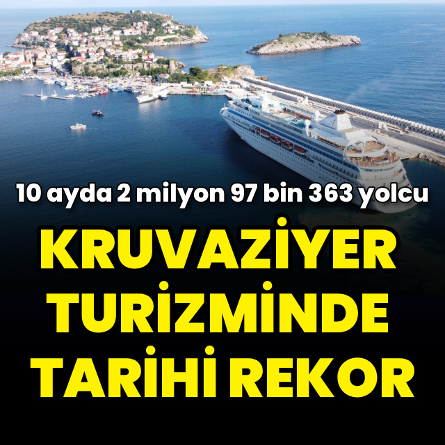 Kruvaziyer turizminde tarihi rekor