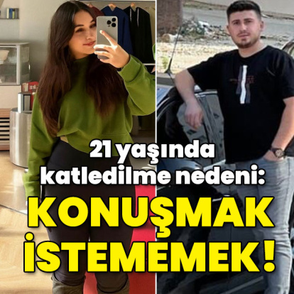 Kendisi ile konuşmak istemeyen genç kadını katletti!
