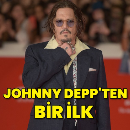 Johnny Depp'ten bir ilk