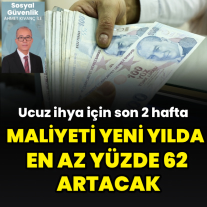 Ucuz ihya için son 2 hafta