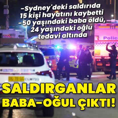 Sydney'deki silahlı saldırganların baba-oğul olduğu tespit edildi