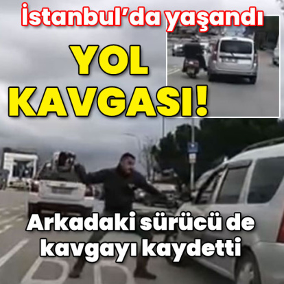 Yol verme kavgasında kask ile saldırdı!