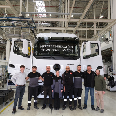 Aksaray'da 400 bininci kamyonu üretti