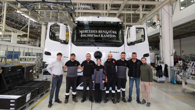 Aksaray'da 400 bininci kamyonu üretti