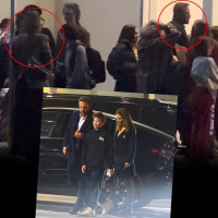 Eski eşler birbirlerine bakmadı