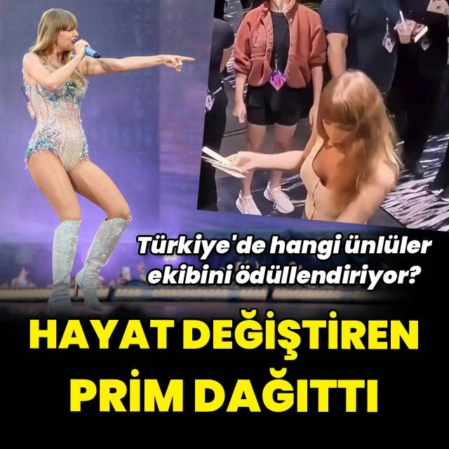 Hayat değiştiren prim dağıttı