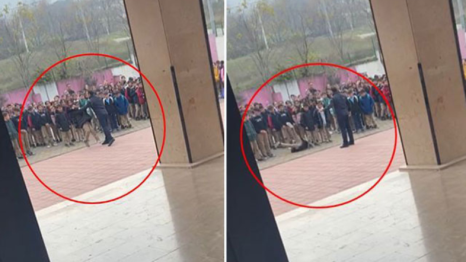 İnceleme başlatıldı! Okul müdürü öğrenciyi yere savurdu!